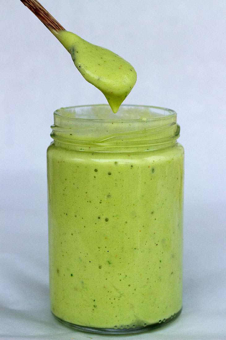 Creamy Avocado Sauce (Perfect for Salads!) - Sprinkle of Green