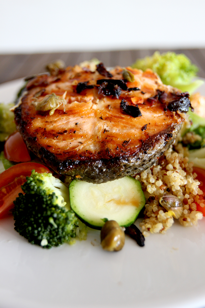 Salmon Steak & Quinoa