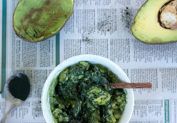 Avocado Honey Spirulina Face Mask