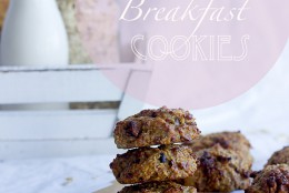 Goji + Walnut Breakfast Cookies (Gluten Free + Vegan)