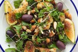 Puy Lentil, Cauliflower, and Fig Salad