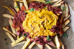 Vegan Chilli Cheese Fries