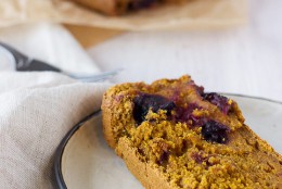 Sweet Potato and Blackberry Loaf