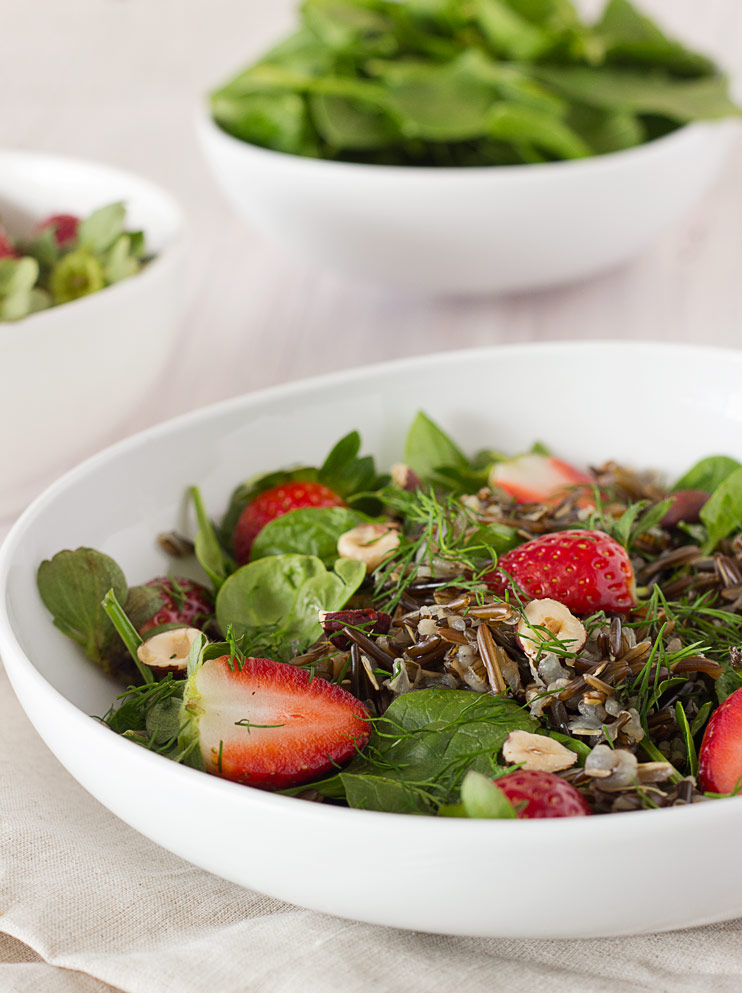 Strawberry Wild Rice Salad