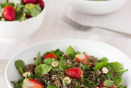 Strawberry + Wild Rice Salad