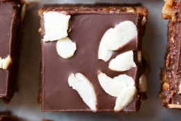 Chocolate, Almond & Peanut Butter Squares