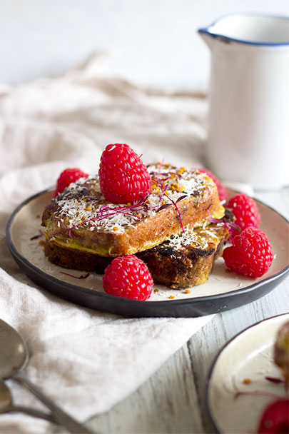 Post Workout Banana Bread French Toast