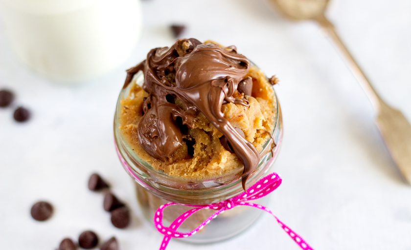 Edible Cookie Dough Jar for One!
