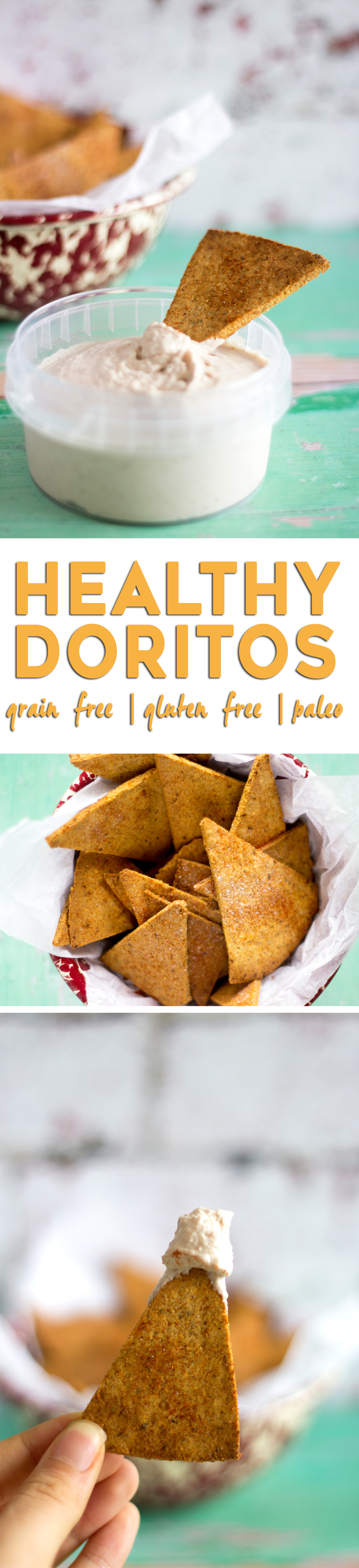Low Carb & Oven Baked Tortilla Chips - Crispy paleo tortilla, perfect for dipping, like healthy Doritos!