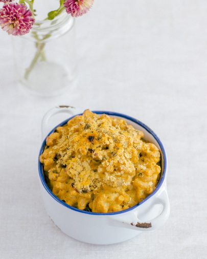 Skinny Vegan Mac N Cheese - dairy free, and much lower calorie than your usual comfort food!