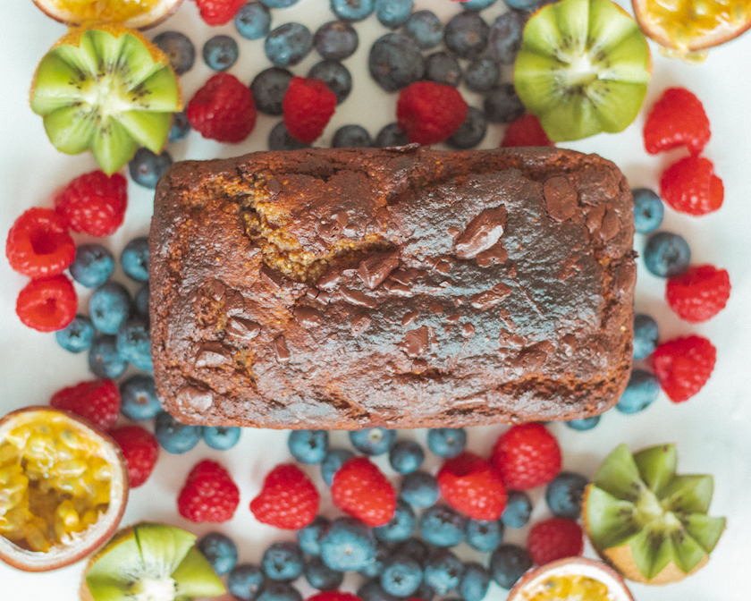Choc Chip Paleo Banana Bread | Blender banana bread that is gluten free, healthy and perfect!