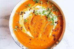 Roasted Carrot, Fennel & Butternut Soup