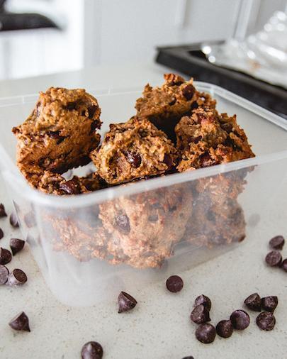 Banana & Tahini Spelt Chocolate Chip Cookies | Healthy + Refined Sugar Free, the perfect healthy snack or sweet treat!